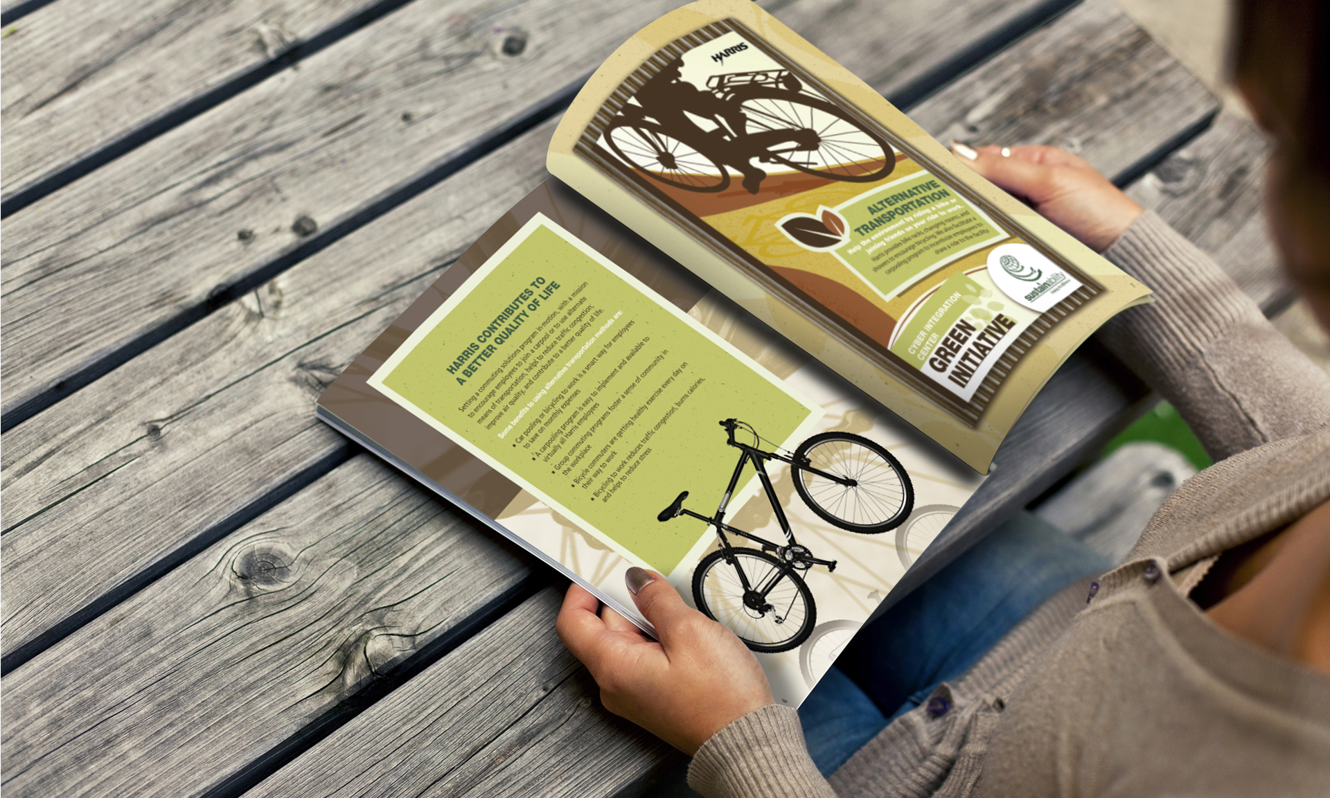 Linda Hanus is ready to get started on your graphics