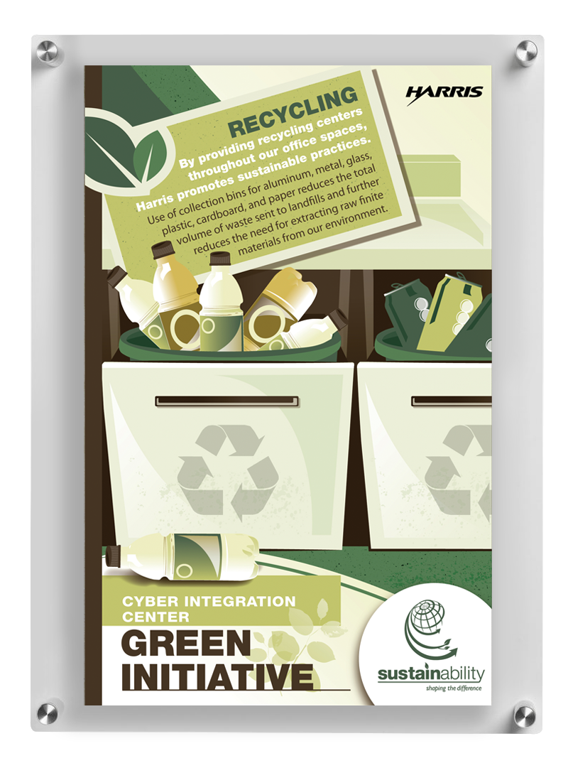 Linda Hanus - Green Initiative Recycling Poster Design and Illustration